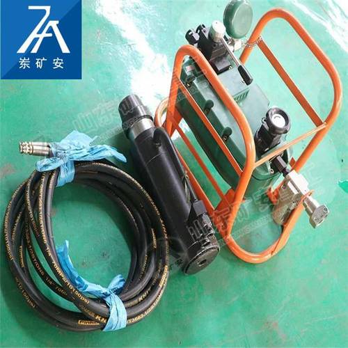 產(chǎn)品簡介氣動錨索張拉機具是由氣動液壓泵和張拉千斤頂組合而成